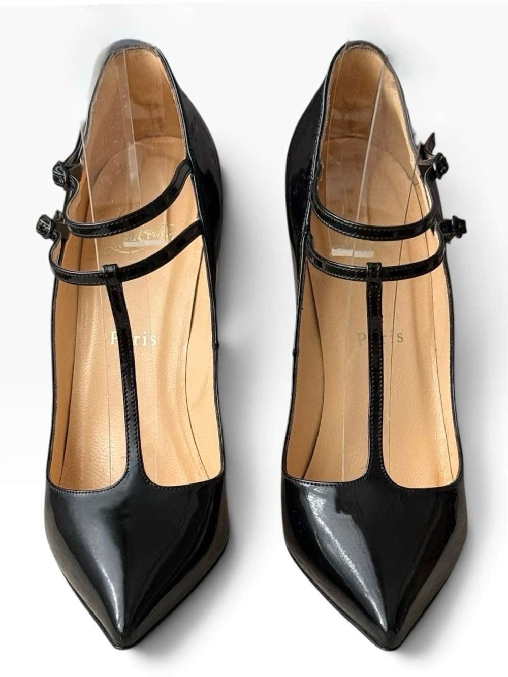 Christian Louboutin Black Patent Leather Pumps – Size 38